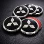 стикери метални за капачки за джанти или тасове за Mitsubishi, снимка 1
