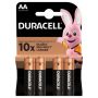 Батерии Duracell Basic MN1500 AA 4бр. блистер, снимка 1 - Други - 45525164