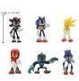 6 броя фигурки на Sonic The Hedgehog, Super Sonic Metal, Sonic Knuckles, Shadow Werehog Соник, снимка 3