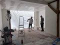 Полагане на гипсокартон шпакловка боядисване окачени тавани осветителни тела преградни стени, снимка 2
