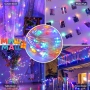 LED гирлянди на батерии 4 бр. х 5 метра – 200 цветни светодиода, снимка 3