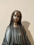 Стара бронзова статуя на Дева Мария/Света Богородица/Madonna, снимка 8