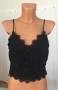 Ново Vero Moda Л размер Дамски Топ Потник Корсет Черен Дантела Еластичен Елегантен Вечерен, снимка 1