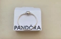 PANDORA сребърна гривна със сърце, снимка 2