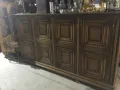 Стар шкаф за трапезария, хол, кухня масив., снимка 2