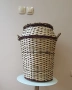 Плетен кош с капак за пране, снимка 4