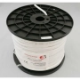Микрокоаксиален кабел RG59CU + 2x0,75mm Бял 200м, снимка 2