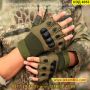 Тактически ръкавици без пръсти с протектор подходящи за различни видове спорт - КОД 4053, снимка 1