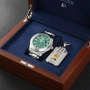 Rolex Комплект Мъжки Часовник С Колие Ролекс - Налични Различни Цветове Код SK640, снимка 4