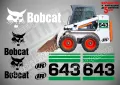 BOBCAT 553 стикери надписи, снимка 4