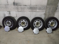 Летни гуми с джанти 185x65x14R, снимка 1 - Гуми и джанти - 44992899