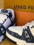  Louis Vuitton Trainer Sneaker Blue, снимка 2