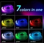 5 метра 7 цвята в 1 RGB интериорна неонова лента за табло на кола АВТОМОБИЛ , снимка 2