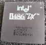 Продавам РЕТРО процесор за компютър Intel i486 DX A80486DX-50 за колекция, снимка 1 - Процесори - 44990126