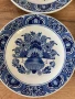 Delfts blauw.Vintage Holland.Кобалт. 1960 г.Чинийки за стена, снимка 3