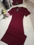 Miu Miu Дамска Рокля В Цвят Бордо Миу Миу Код BS-76, снимка 5