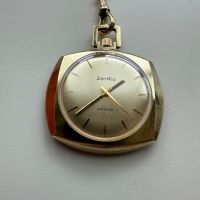 Zentra Classic позлатен Au20 джобен ретро часовник, снимка 1 - Джобни - 45094345