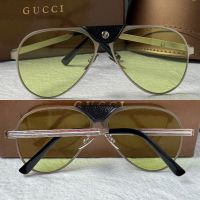 Gucci 2024 мъжки слънчеви очила авиатор с кожа 5 цвята, снимка 1 - Слънчеви и диоптрични очила - 45484592