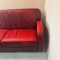 Естествена кожа, кресло (фотьойл) и диван в стил Арт Деко, снимка 2 - Дивани и мека мебел - 45283248