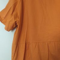 Оранжева блуза, снимка 2 - Тениски - 45295417