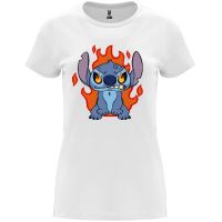Нова дамска тениска със Стич (Stitch&Lilo) - Angry Stitch, снимка 1 - Тениски - 45418564