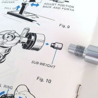 Pioneer PL-12D-Допълнителна противотежест за рамото,части, снимка 4 - Грамофони - 45355436