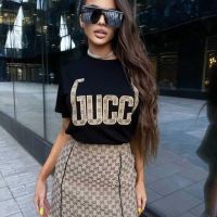 дамски комплект тениска и пола gucci , снимка 2 - Комплекти - 46115149