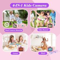 Нов Детски цифров фотоапарат Видео камера с 32GB SD карта деца 3-10г, снимка 5 - Други - 45878807