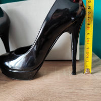 черни дамски обувки , снимка 7 - Дамски обувки на ток - 44968580