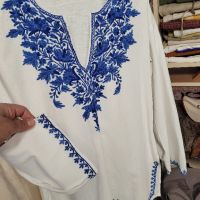 Бяла риза с бродерии в етно стил , снимка 3 - Ризи - 45712388