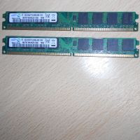 143.Ram DDR2 667 MHz PC2-5300,2GB.SAMSUNG. НОВ. Кит 2 Броя, снимка 1 - RAM памет - 45573047