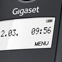 Безжичен телефон Gigaset A116. Черно, снимка 6 - Стационарни телефони и факсове - 45360544