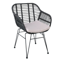 Кресло,стол,диван 2-ка,метални крака с естествен ратан с въглавници,ратанов стол,ратанов диван, снимка 2 - Градински мебели, декорация  - 45005774