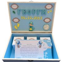 Кутия за бебешки спомени , снимка 3 - Подаръци за кръщене - 45478109