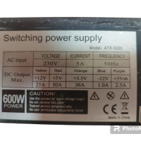 Switching power supply 600W, снимка 2 - Захранвания и кутии - 44970467