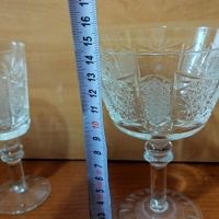 Кристални чаши , снимка 6 - Антикварни и старинни предмети - 45382535