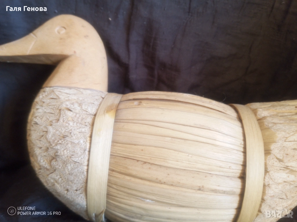 Дървена патица примамка, снимка 1