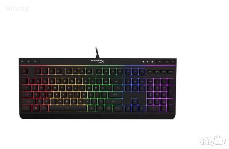 Геймърска периферия - Геймърски клавиатури - HYPERX ALLOY CORE, RGB ПОДСВЕТКА, ЧЕРЕН, снимка 1