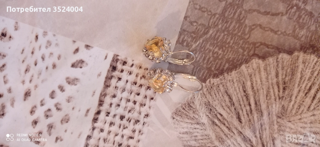 Нови сребърни обици от 80-90 г, снимка 1