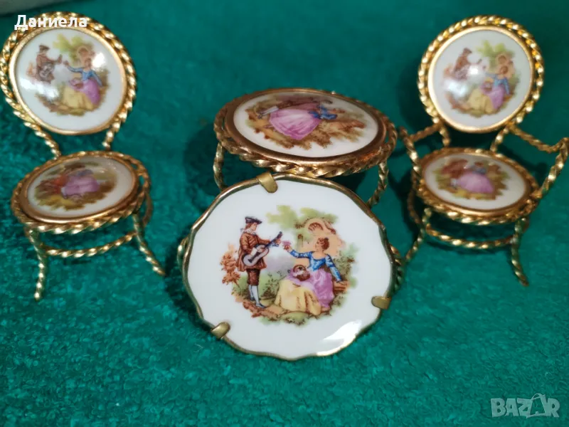 Limoges миниатюри порцелан, снимка 1