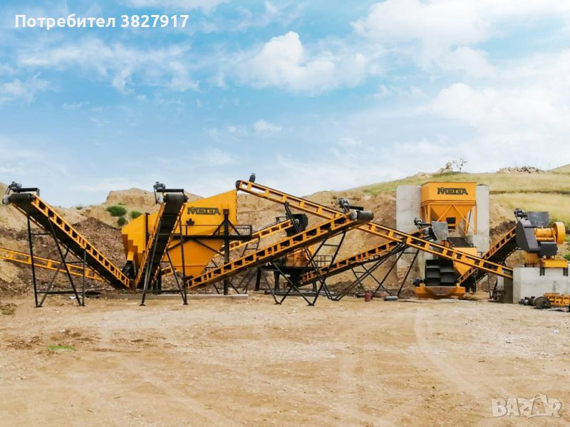 90 тона Капацитет Crusher Стационарна Stone Crusher (Stone Crusher Machines), снимка 1