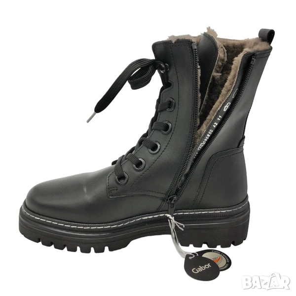 кожени обувки / боти Gabor Genoa с овча кожа . размер 6=39 , снимка 1