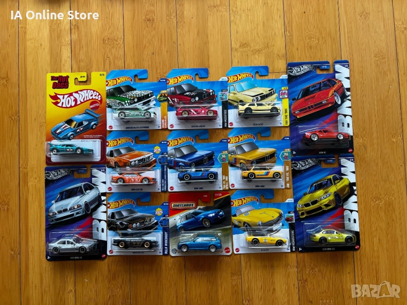 Hot Wheels BMW M1 Procar; E39 M5; M3 Wagon; 635 CSi; 2002; 507; M2, снимка 1