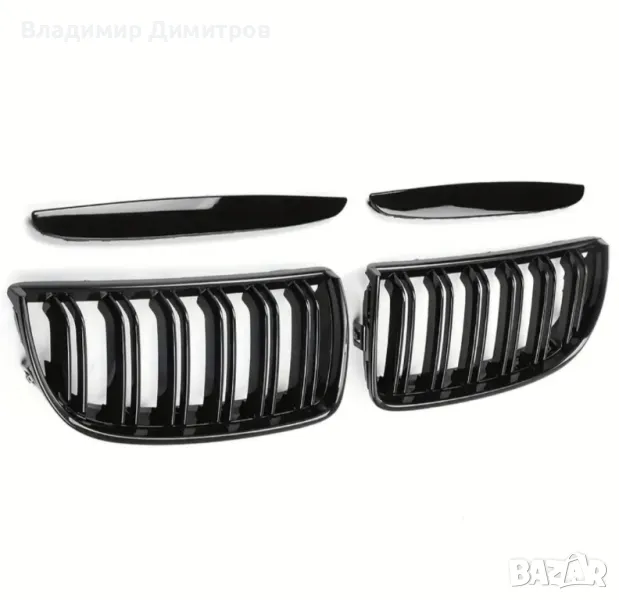 Двоино бъбреци е90/е91 черен гланц, снимка 1