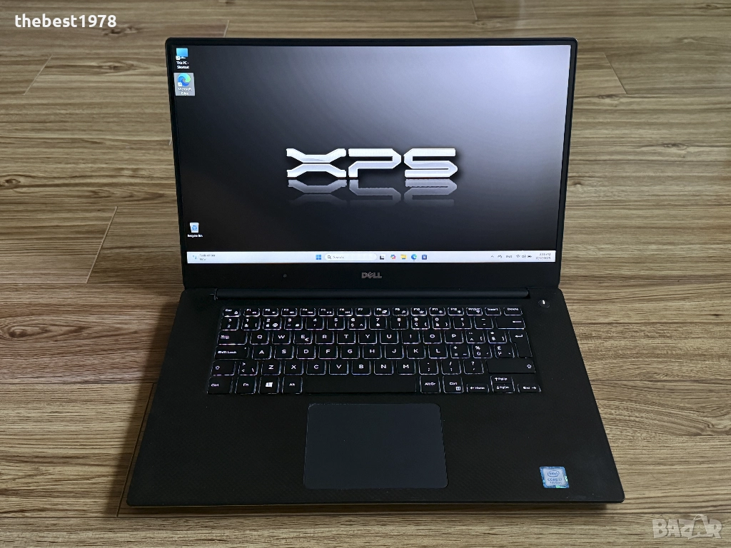 Dell XPS 9560`i7-7700HQ/GTX 1050/16GB RAM/512GB SSD/FHD IPS/Бат 8ч, снимка 1