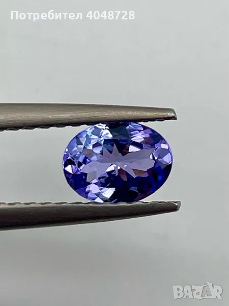 Инвестиционен естествен Танзанит 1.22ct. ALGT Сертификат, снимка 1