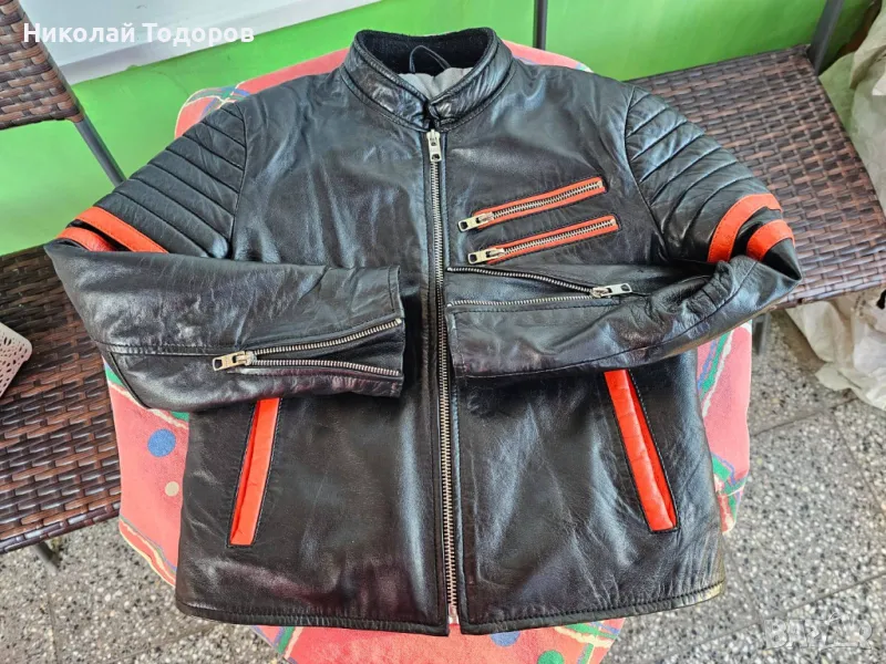 Детско яке от естествена кожа, снимка 1