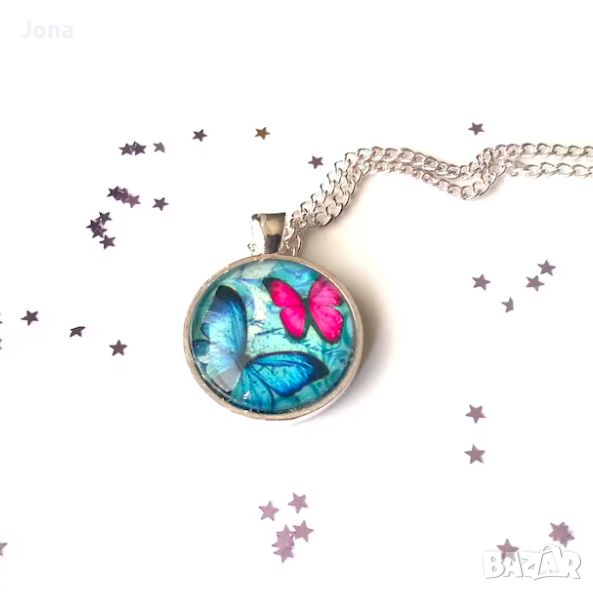 Артистични колиета с пеперуди , снимка 1