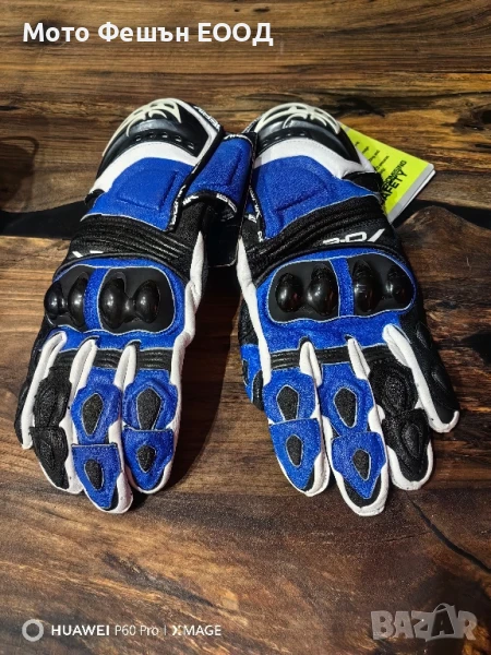 Кожени МОТО Ръкавици BERIK SPA Размер М, снимка 1