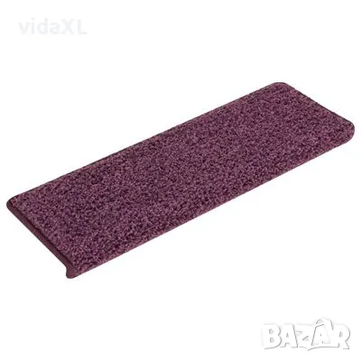 vidaXL Постелки за стъпала, 15 бр, 65x21x4 см, тъмнолилави(SKU:145679), снимка 1